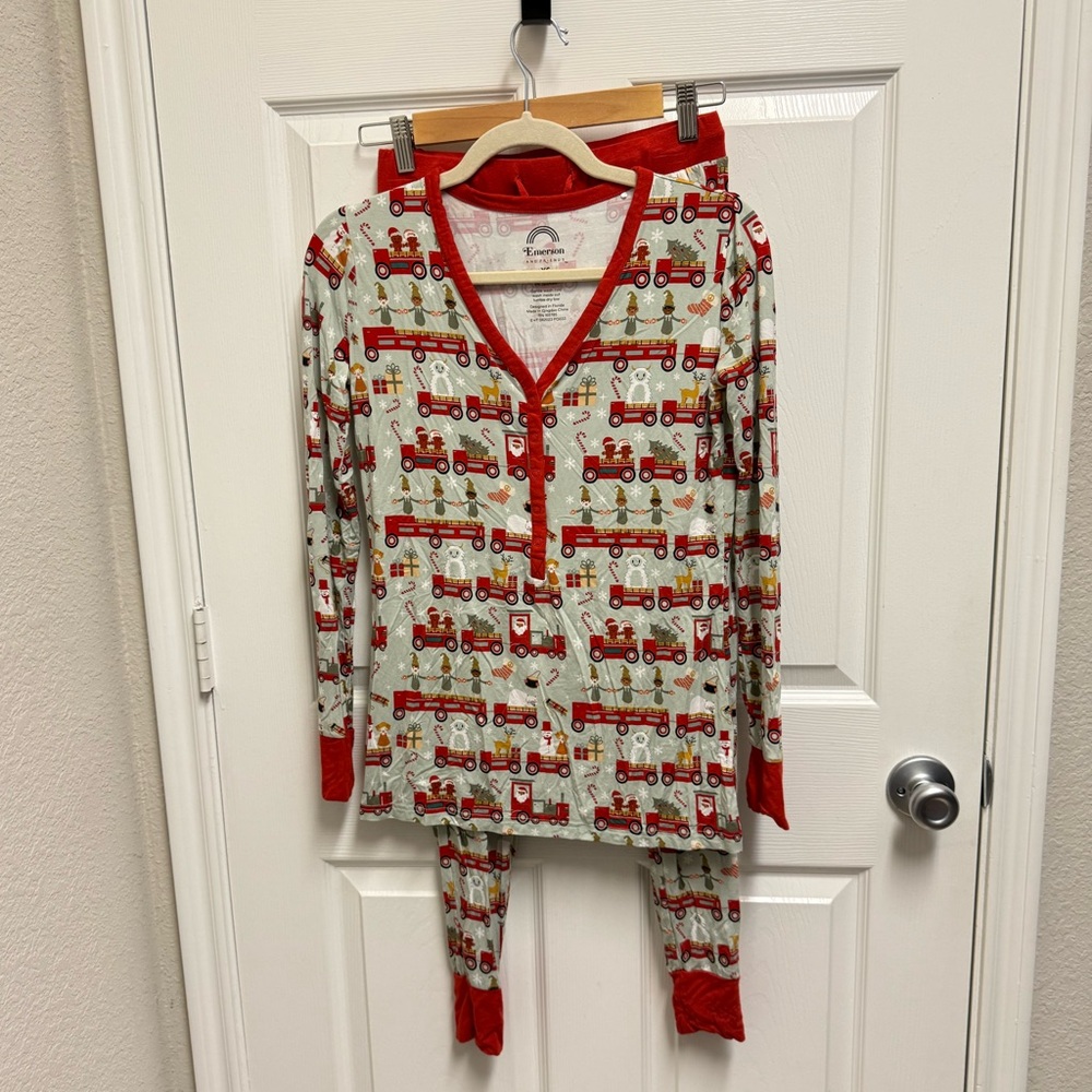 Emerson & Friends Christmas Train Pajama Set
